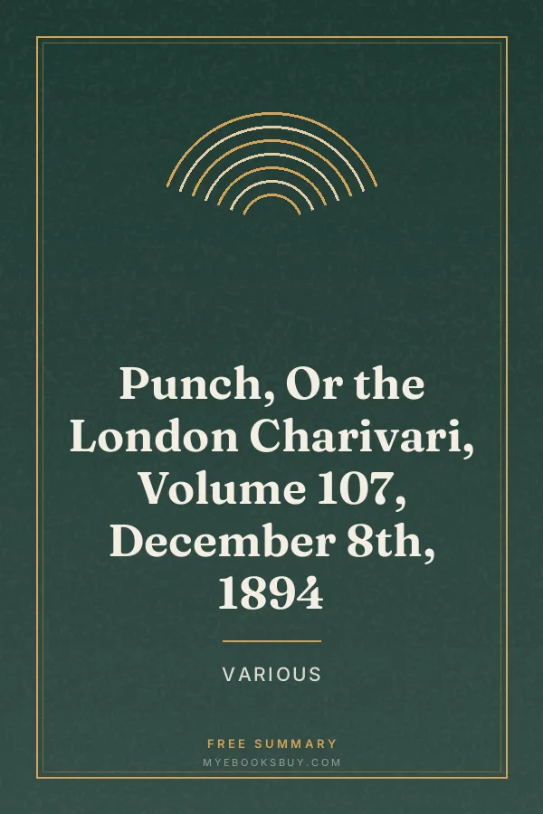 Cover of Punch, Or the London Charivari, Volume 107, December 8th, 1894