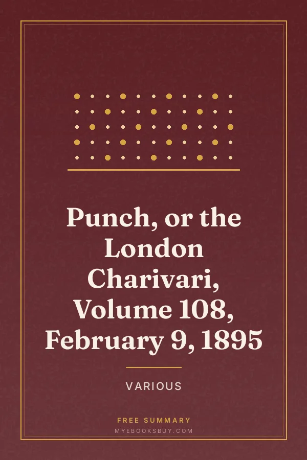 Cover of Punch, or the London Charivari, Volume 108, February 9, 1895