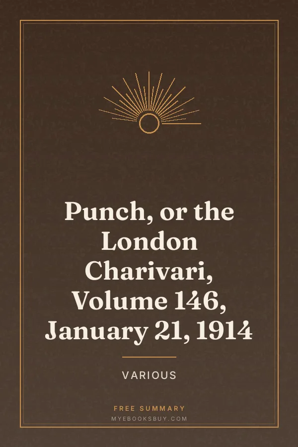 Cover of Punch, or the London Charivari, Volume 146, January 21, 1914