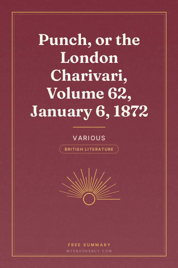 Cover of Punch, or the London Charivari, Volume 62, January 6, 1872