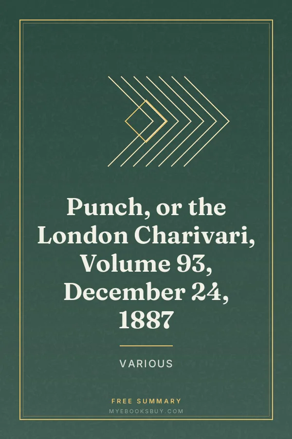 Cover of Punch, or the London Charivari, Volume 93, December 24, 1887