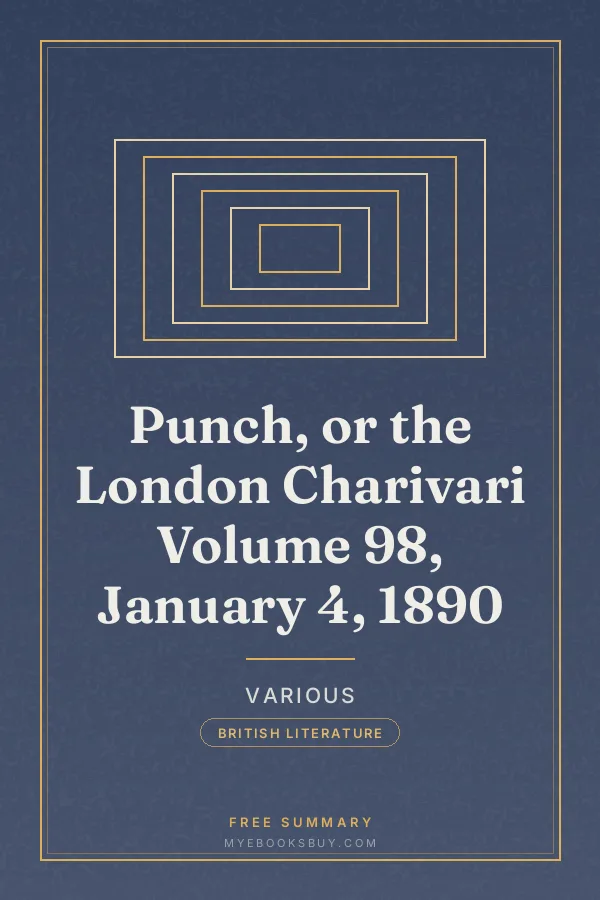 Cover of Punch, or the London Charivari Volume 98, January 4, 1890