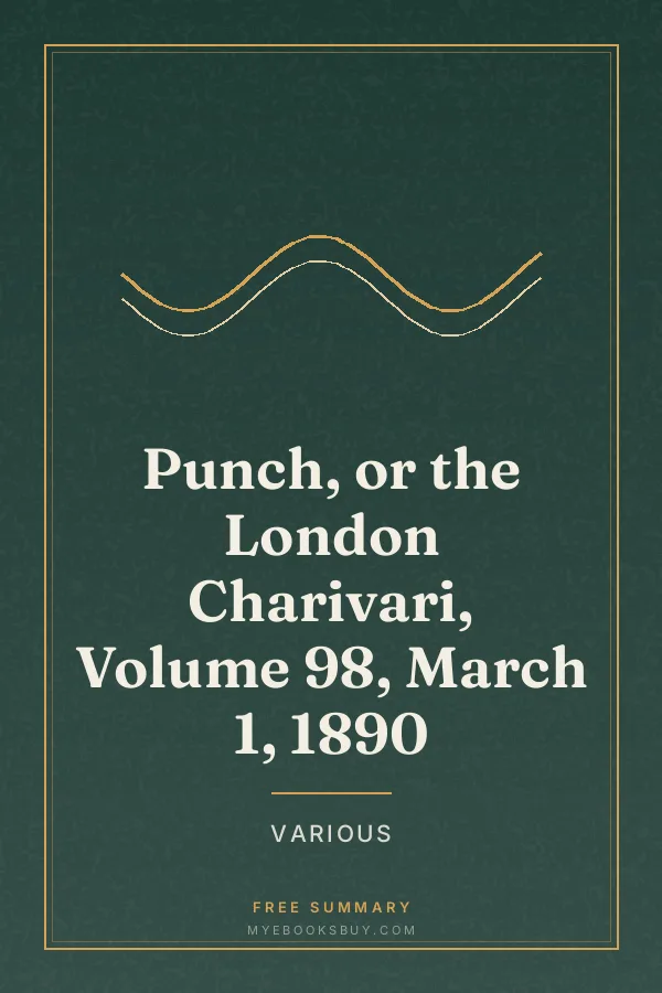 Cover of Punch, or the London Charivari, Volume 98, March 1, 1890