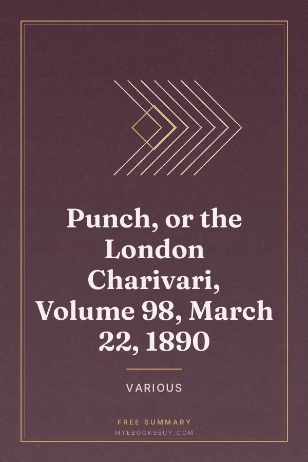 Cover of Punch, or the London Charivari, Volume 98, March 22, 1890