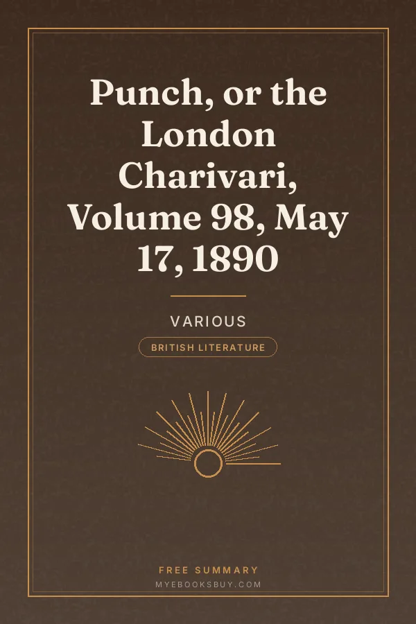 Cover of Punch, or the London Charivari, Volume 98, May 17, 1890