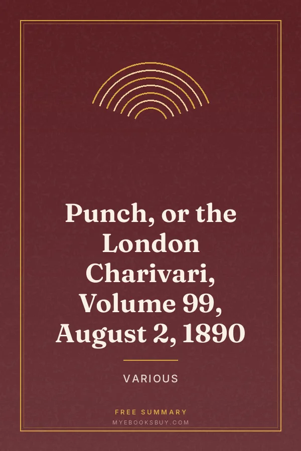 Cover of Punch, or the London Charivari, Volume 99, August 2, 1890
