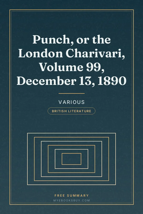 Cover of Punch, or the London Charivari, Volume 99, December 13, 1890