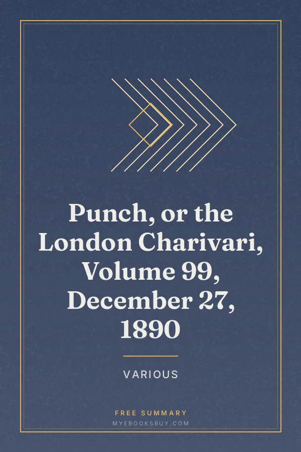 Cover of Punch, or the London Charivari, Volume 99, December 27, 1890