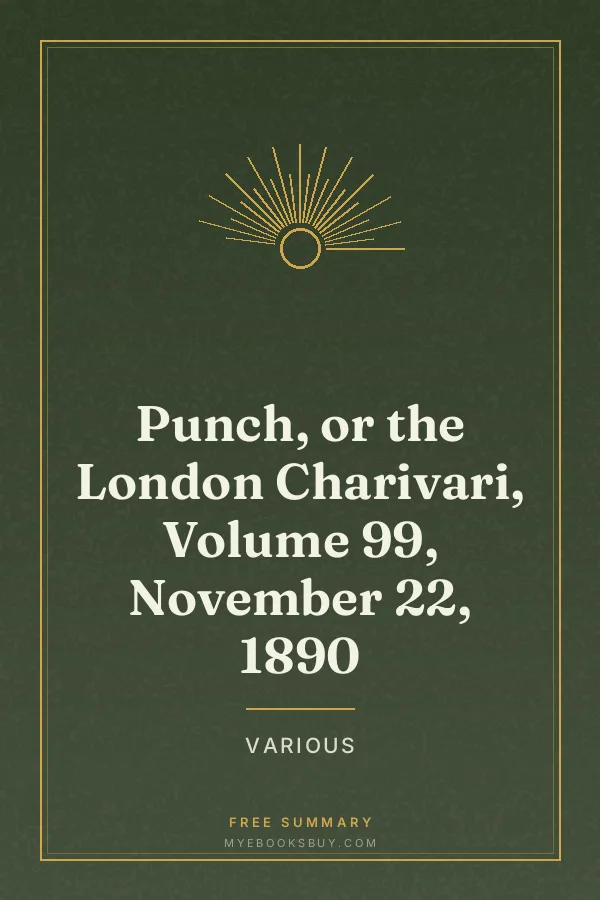 Cover of Punch, or the London Charivari, Volume 99, November 22, 1890