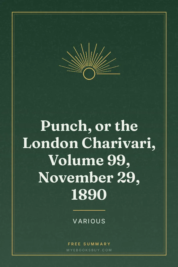 Cover of Punch, or the London Charivari, Volume 99, November 29, 1890