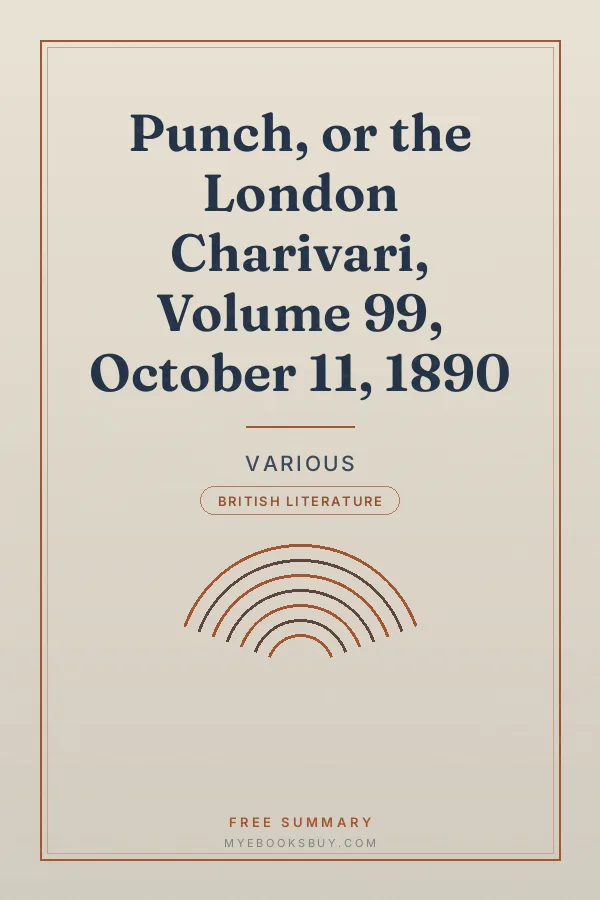 Cover of Punch, or the London Charivari, Volume 99, October 11, 1890