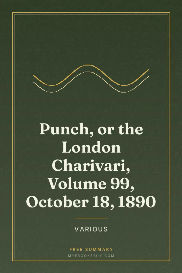 Cover of Punch, or the London Charivari, Volume 99, October 18, 1890