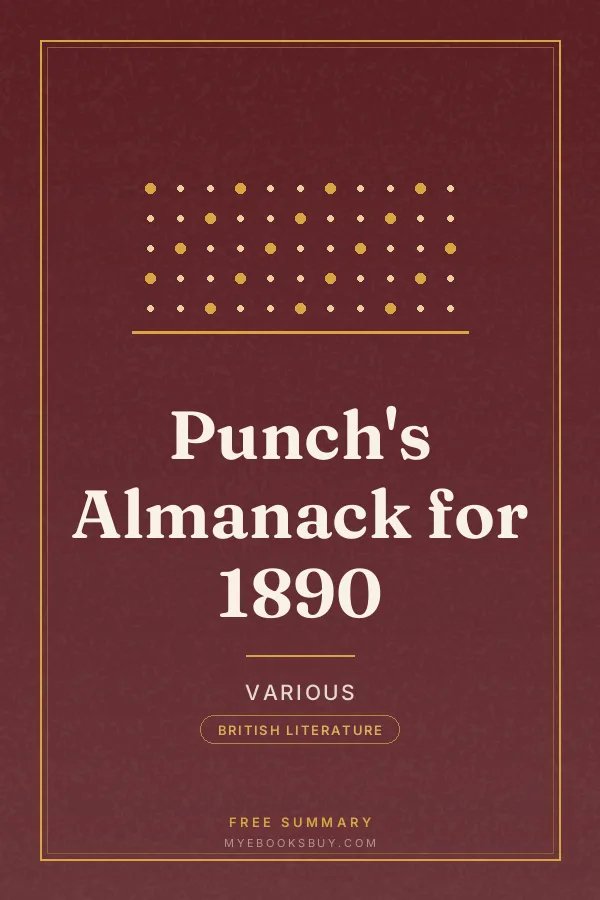 Cover of Punch's Almanack for 1890