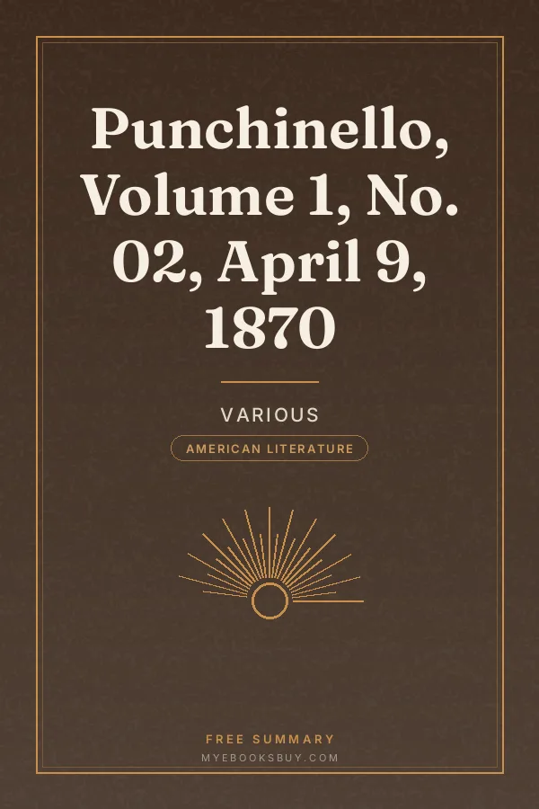 Cover of Punchinello, Volume 1, No. 02, April 9, 1870
