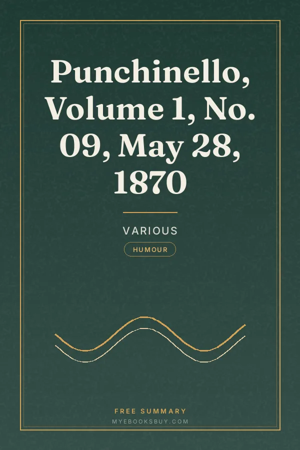 Cover of Punchinello, Volume 1, No. 09, May 28, 1870