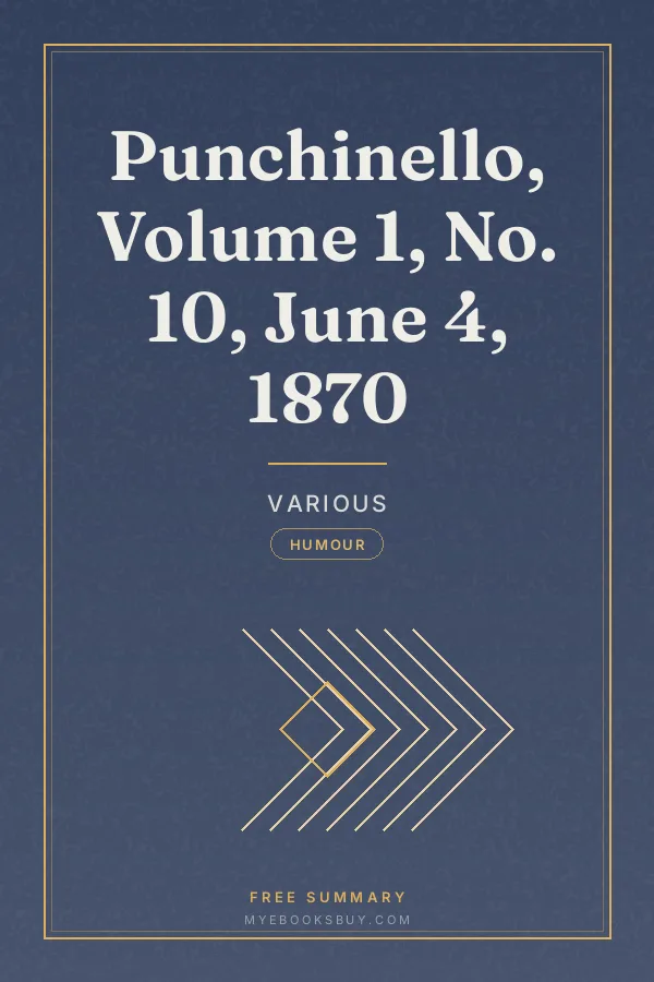 Cover of Punchinello, Volume 1, No. 10, June 4, 1870