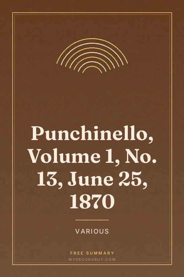 Cover of Punchinello, Volume 1, No. 13, June 25, 1870