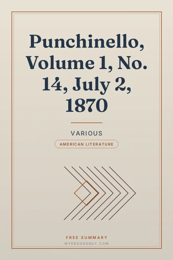 Cover of Punchinello, Volume 1, No. 14, July 2, 1870
