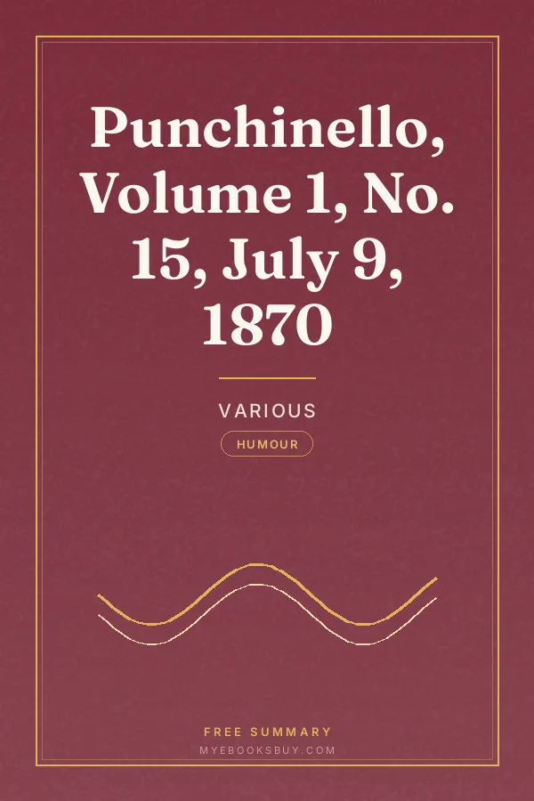 Cover of Punchinello, Volume 1, No. 15, July 9, 1870