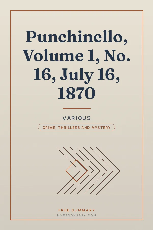 Cover of Punchinello, Volume 1, No. 16, July 16, 1870