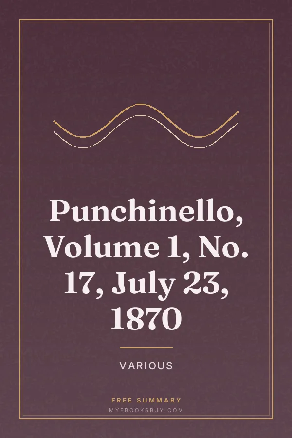 Cover of Punchinello, Volume 1, No. 17, July 23, 1870