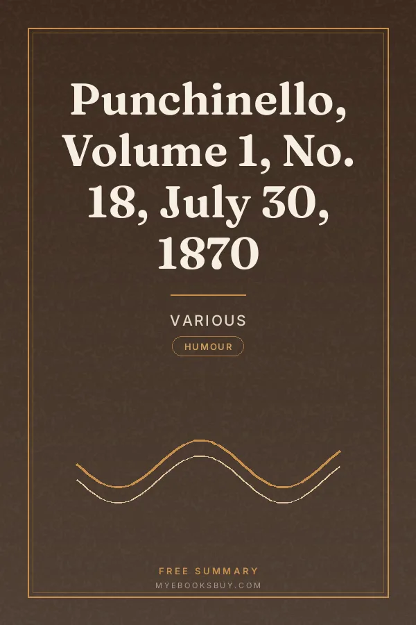 Cover of Punchinello, Volume 1, No. 18, July 30, 1870
