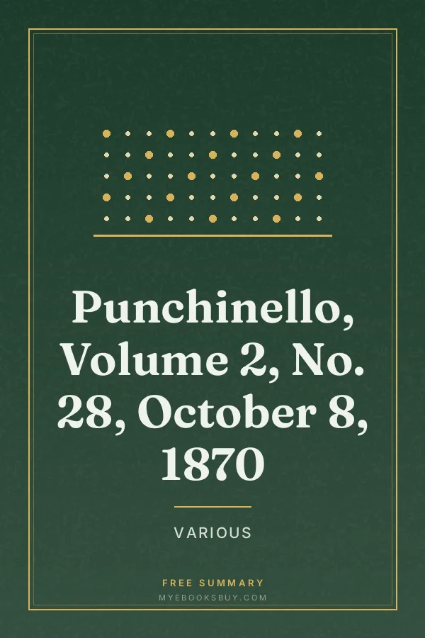 Cover of Punchinello, Volume 2, No. 28, October 8, 1870