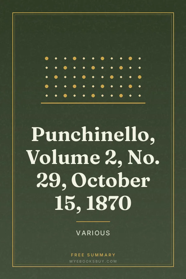 Cover of Punchinello, Volume 2, No. 29, October 15, 1870
