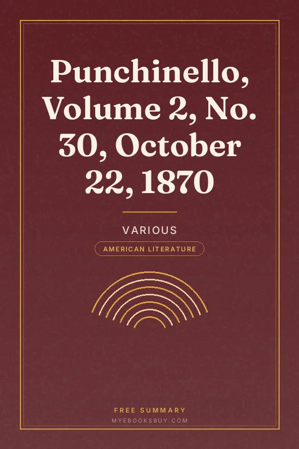 Cover of Punchinello, Volume 2, No. 30, October 22, 1870