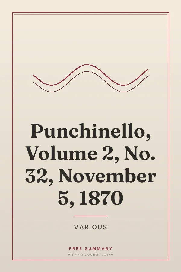 Cover of Punchinello, Volume 2, No. 32, November 5, 1870