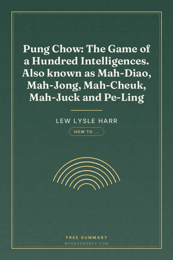 Cover of Pung Chow: The Game of a Hundred Intelligences. Also known as Mah-Diao, Mah-Jong, Mah-Cheuk, Mah-Juck and Pe-Ling