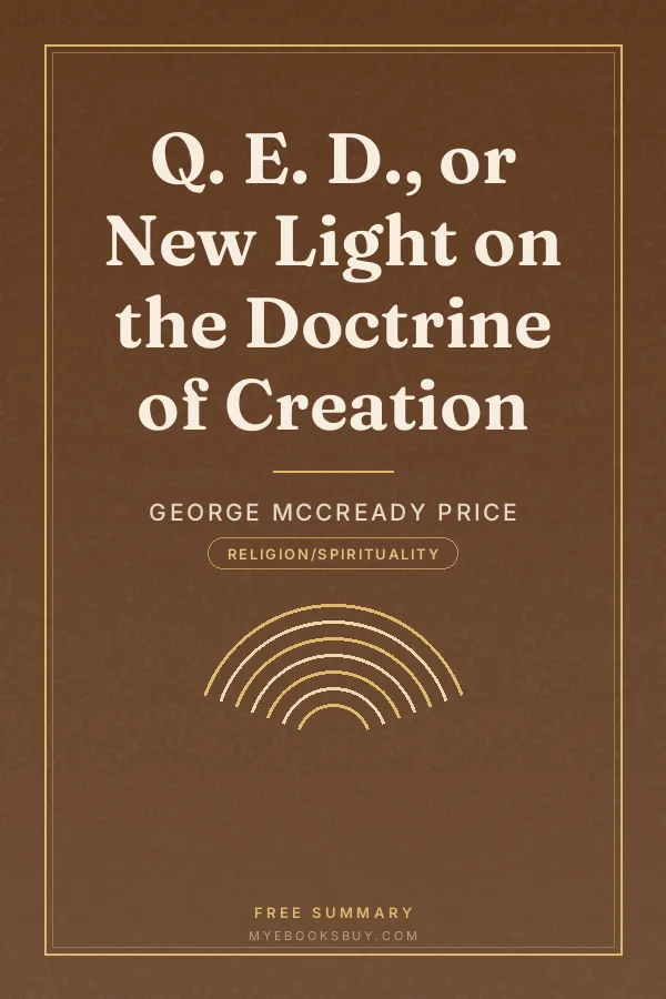 Cover of Q. E. D., or New Light on the Doctrine of Creation