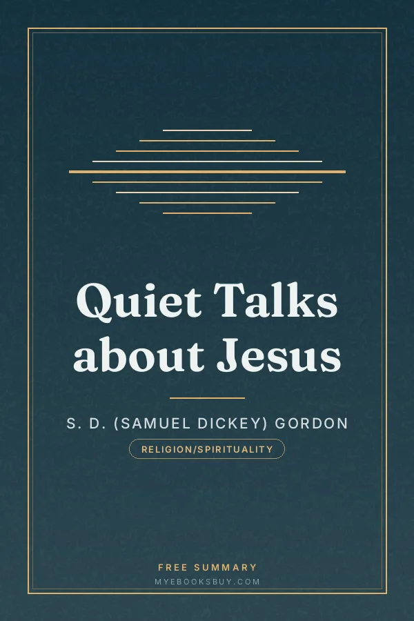 Cover of Quiet Talks about Jesus