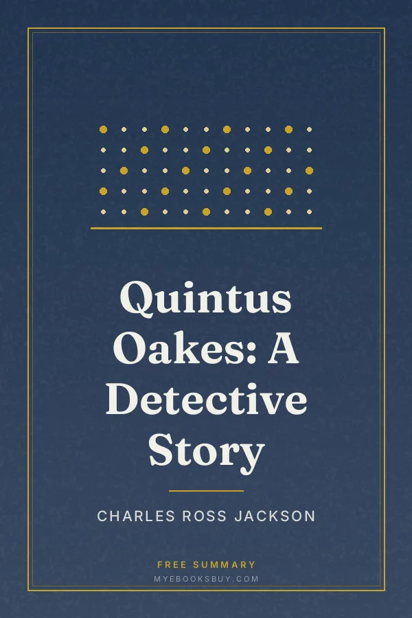 Cover of Quintus Oakes: A Detective Story
