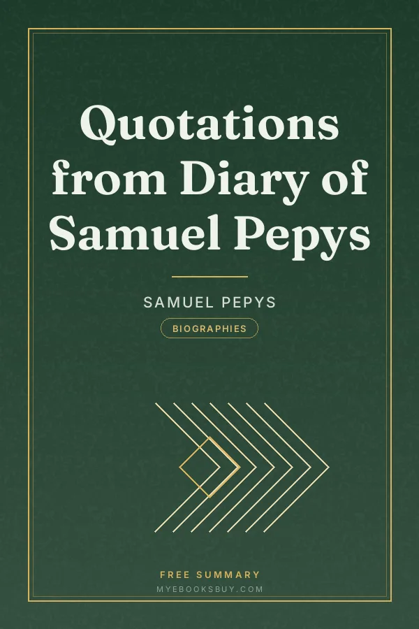 Cover of Quotations from Diary of Samuel Pepys