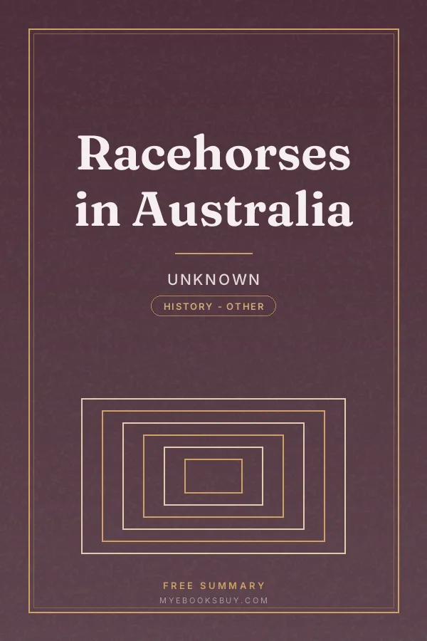 Cover of Racehorses in Australia