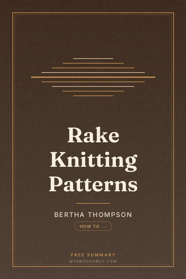 Cover of Rake Knitting Patterns