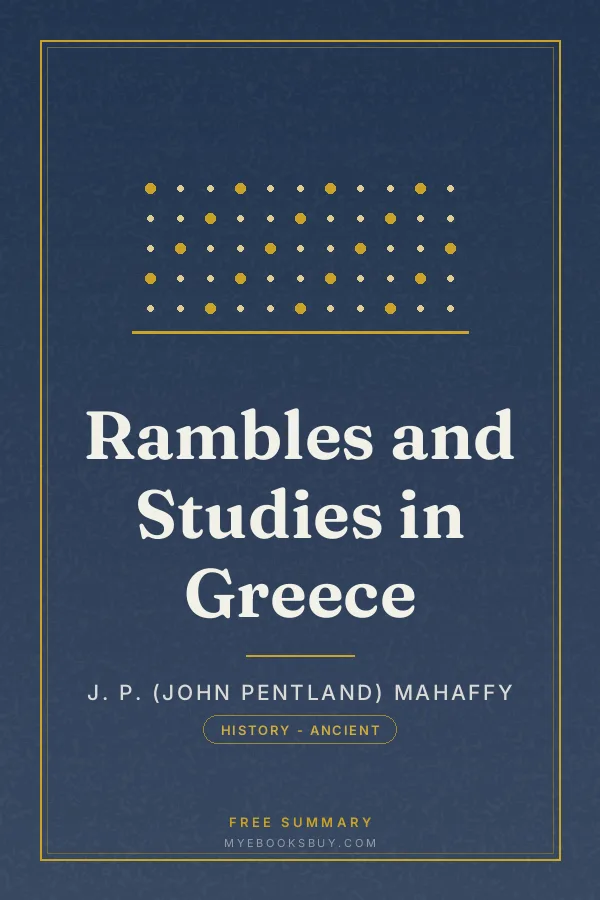 Cover of Rambles and Studies in Greece