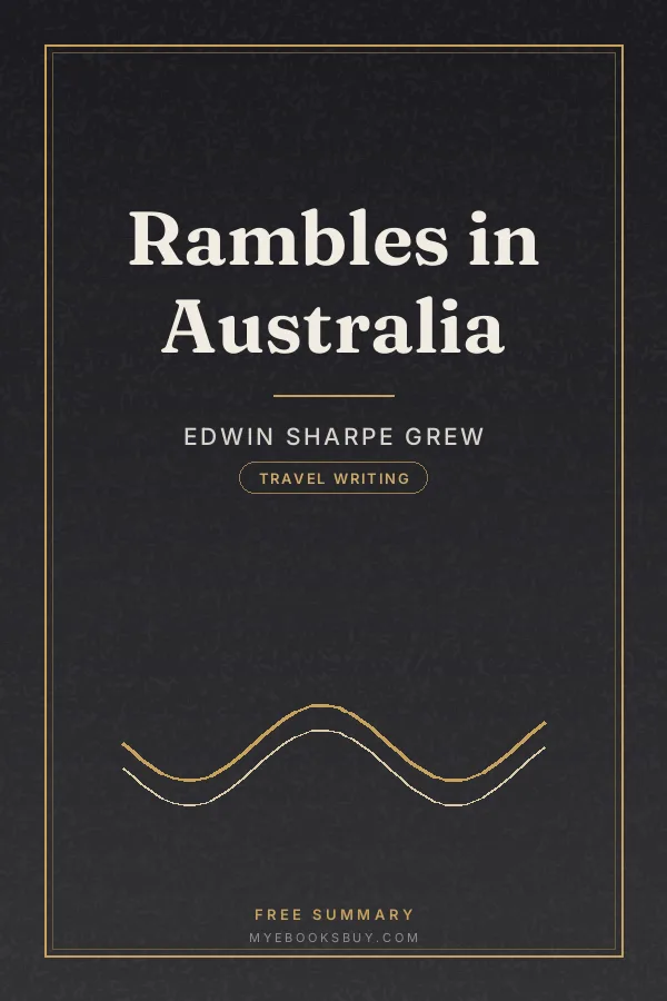 Cover of Rambles in Australia