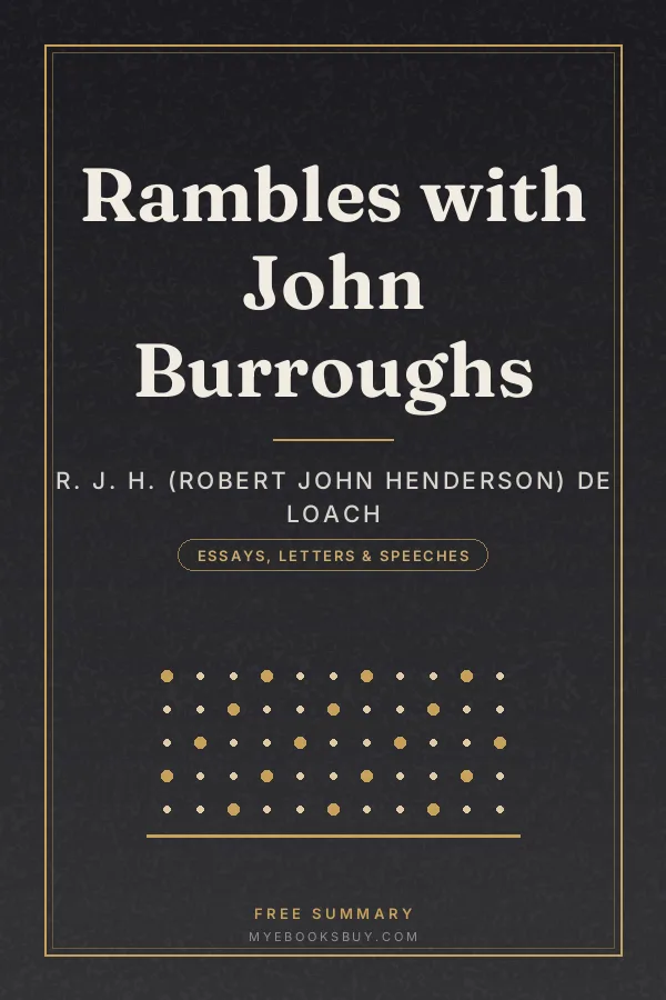 Cover of Rambles with John Burroughs