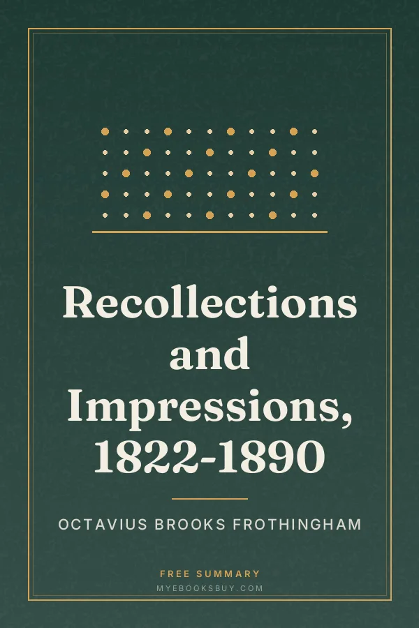 Cover of Recollections and Impressions, 1822-1890