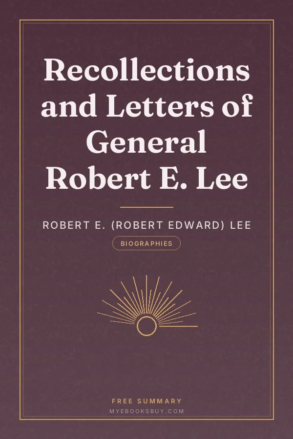 Cover of Recollections and Letters of General Robert E. Lee