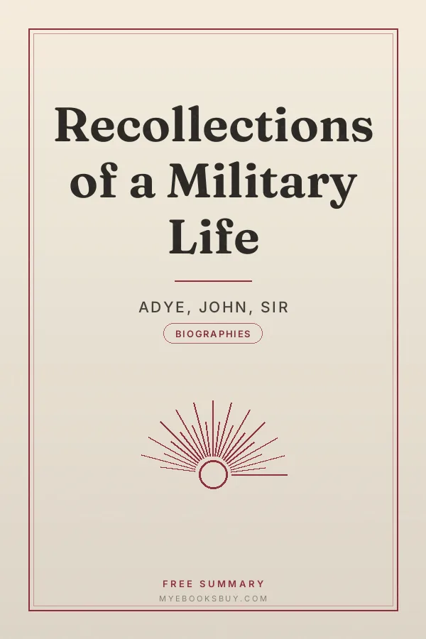 Cover of Recollections of a Military Life
