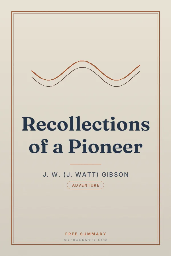 Cover of Recollections of a Pioneer