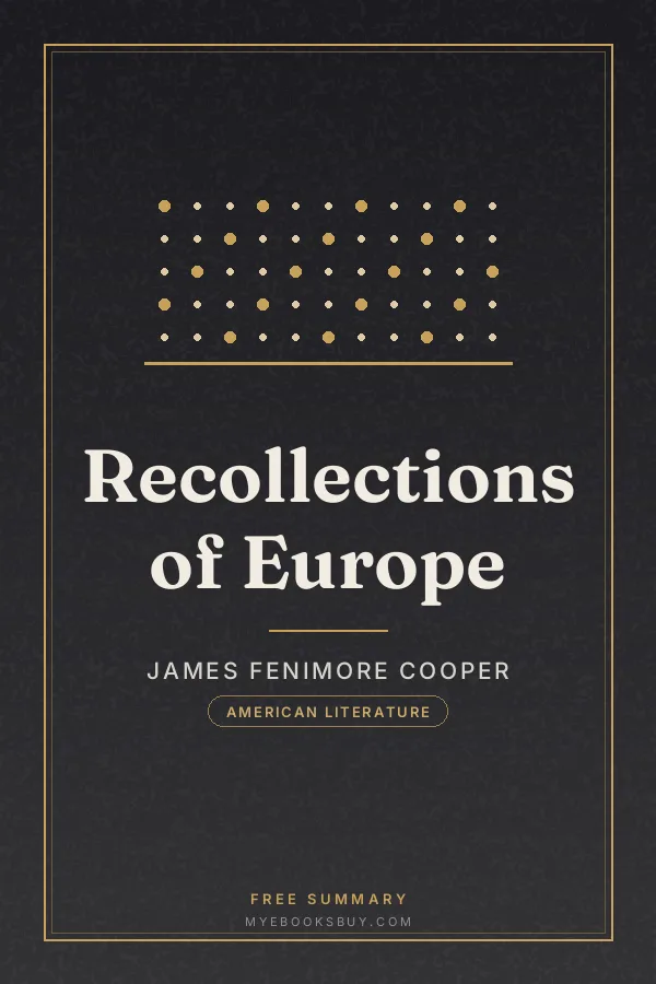 Cover of Recollections of Europe