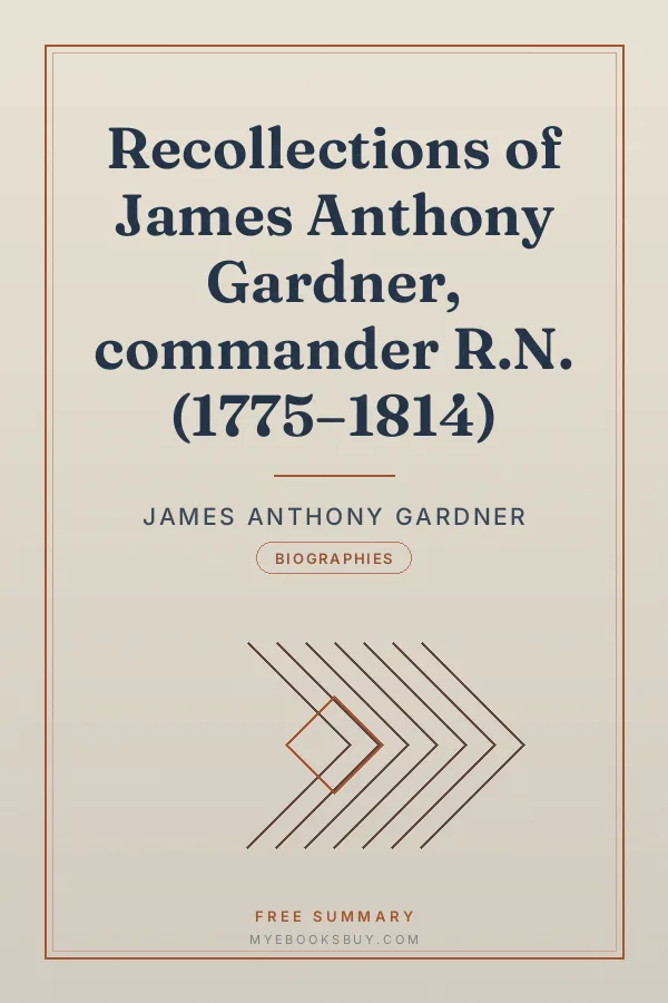 Cover of Recollections of James Anthony Gardner, commander R.N. (1775–1814)