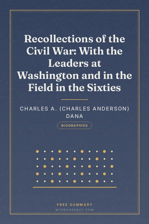 Cover of Recollections of the Civil War: With the Leaders at Washington and in the Field in the Sixties