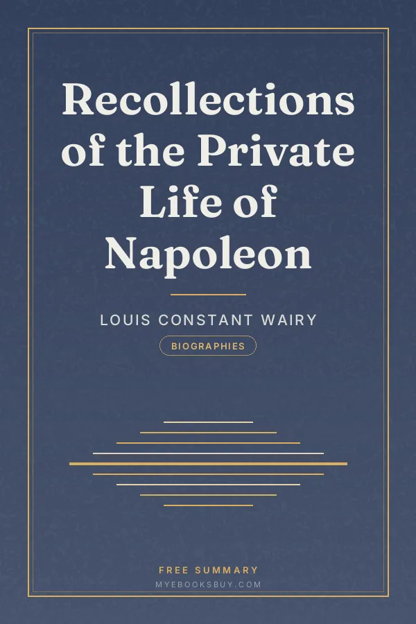 Cover of Recollections of the Private Life of Napoleon