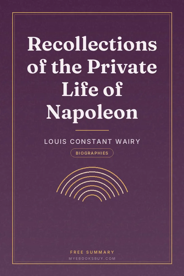 Cover of Recollections of the Private Life of Napoleon