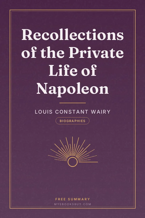 Cover of Recollections of the Private Life of Napoleon